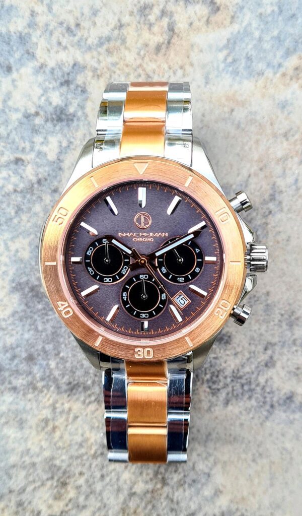 A watch is shown on the floor.