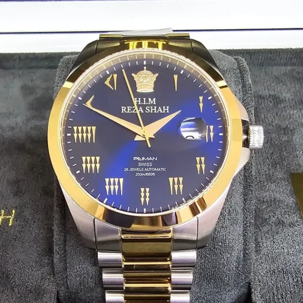 A watch is shown in its box.