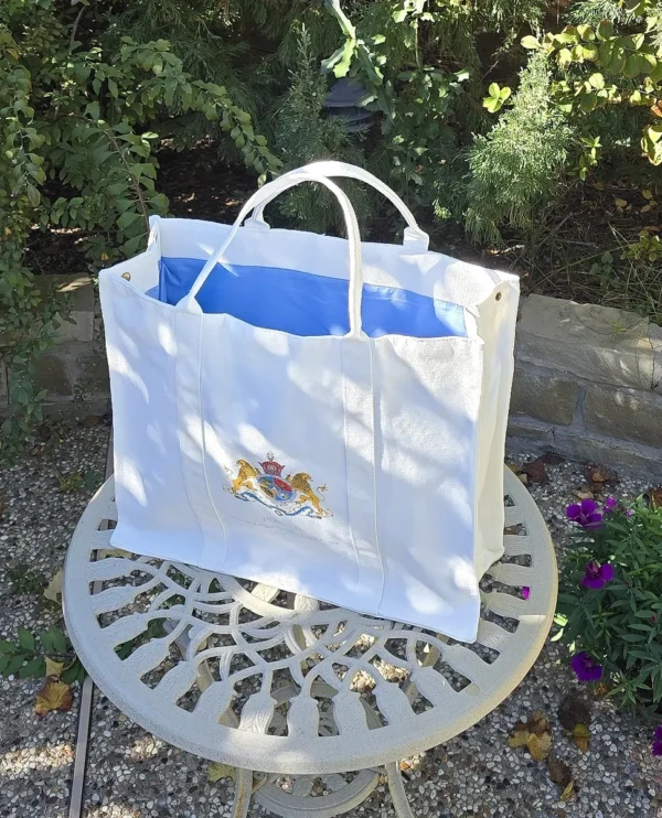Large 100% Natural Organic cotton Canvas Totes, hand bag , 3 options ,PAHLAVI, SHIRO KHORSHID, SHAHBANOU - Image 4
