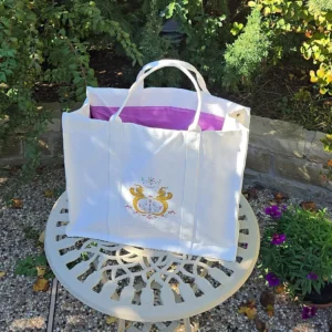 Large 100% Natural Organic cotton Canvas Totes, hand bag , 3 options ,PAHLAVI, SHIRO KHORSHID, SHAHBANOU